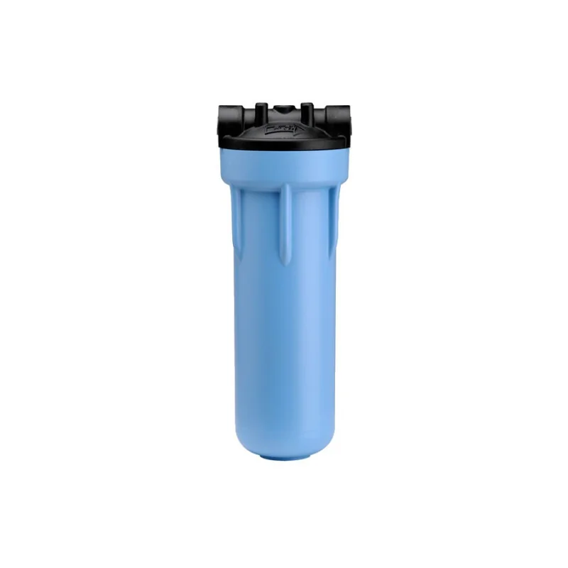 Portafiltro 10 3G Slim Line Negro Azul s/purga 1/2”