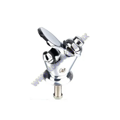 Llave de resorte para bebedero de latón cromada