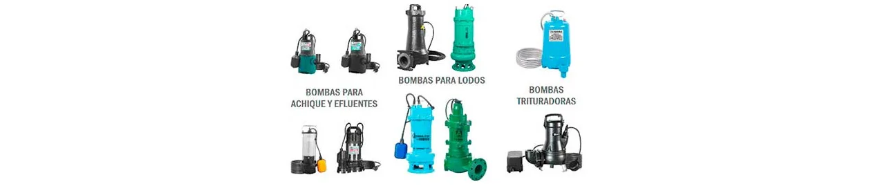 Bombas sumergibles para lodos trituradores efluentes achique