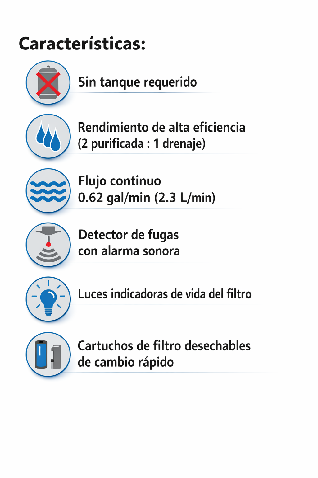Ventajas del sistema CRO-800UX6 de aquaflo